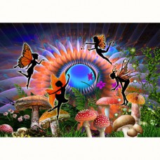 FRACTALIZATION GREETING CARD Fairy Garden